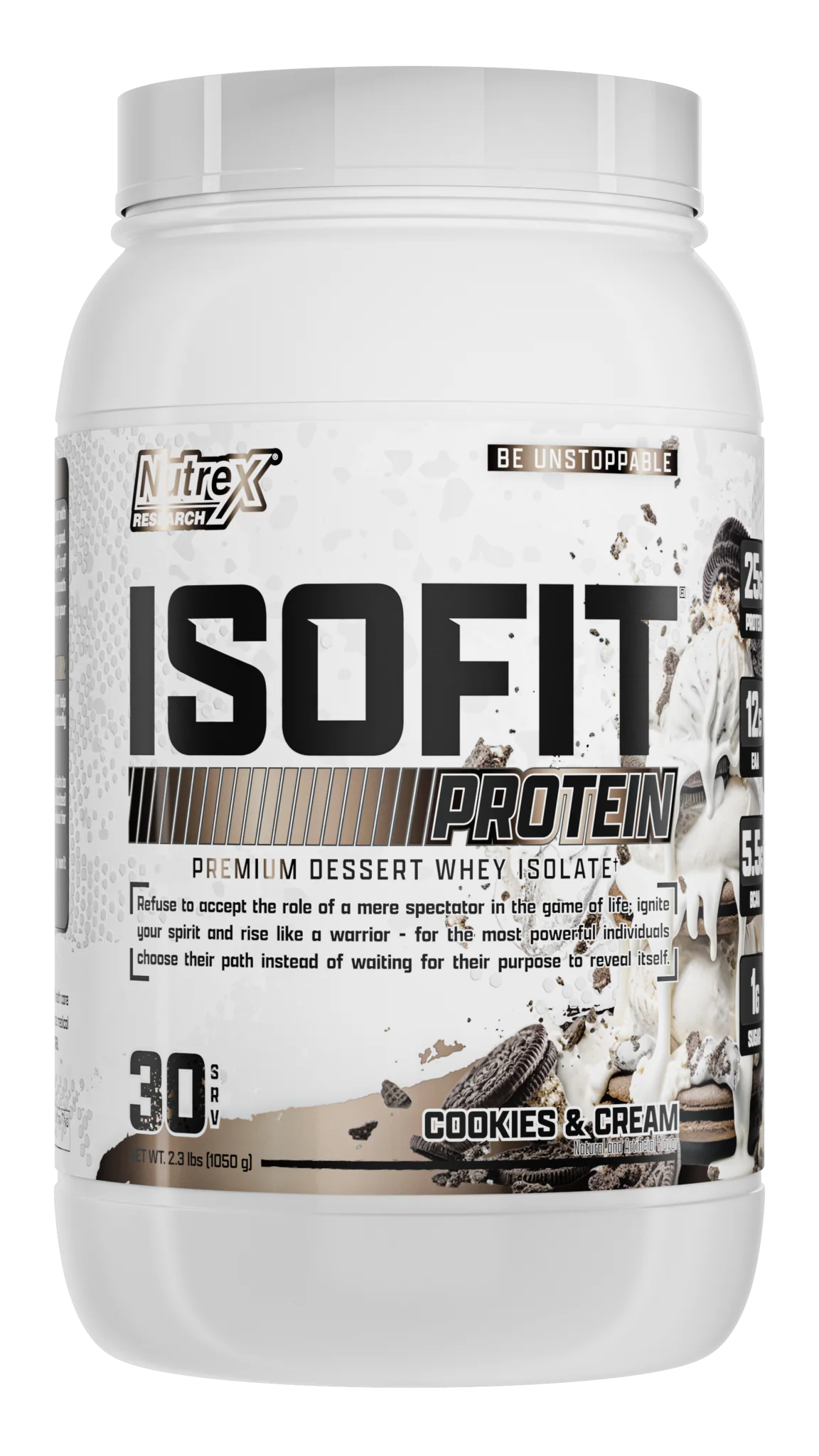 Proteina IsoFit Nutrex 2LB 30 Servicios