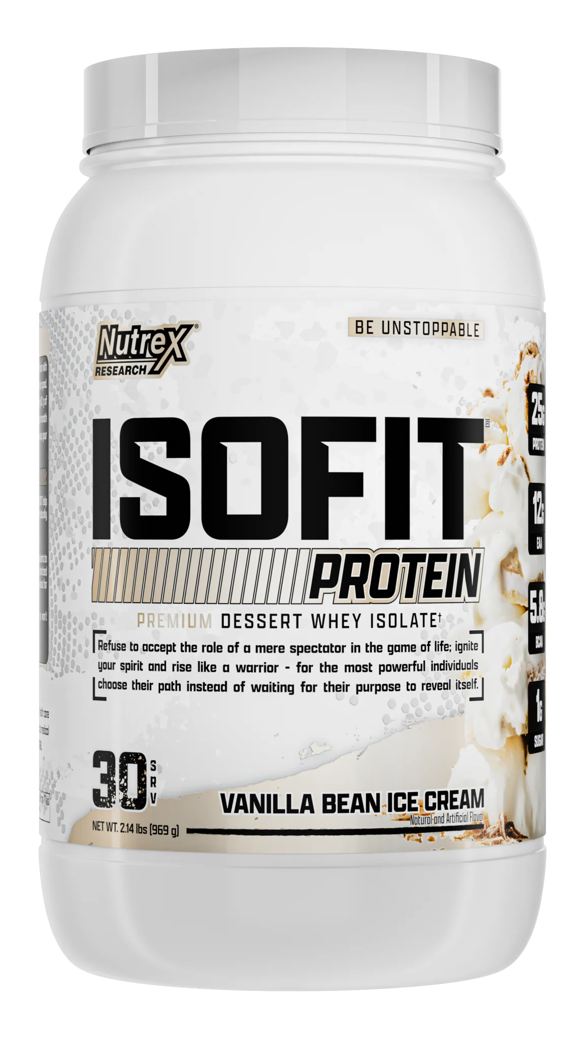 Proteina IsoFit Nutrex 2LB 30 Servicios