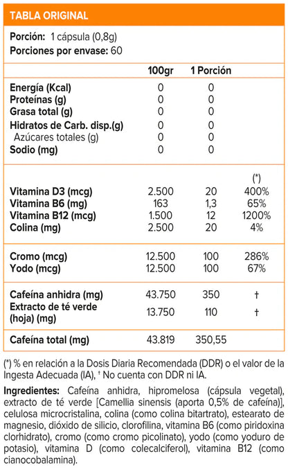 Quemador de grasa Lipo-6 Intense