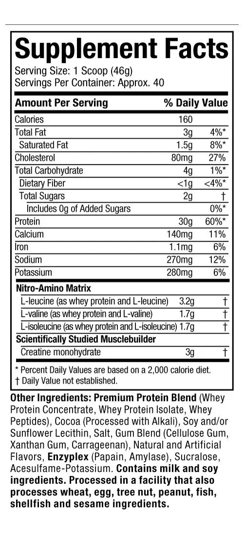 Muscletech Whey Protein 4LB